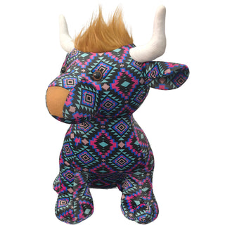 Violet Aztec Highland Plush Toy- Farm Pals