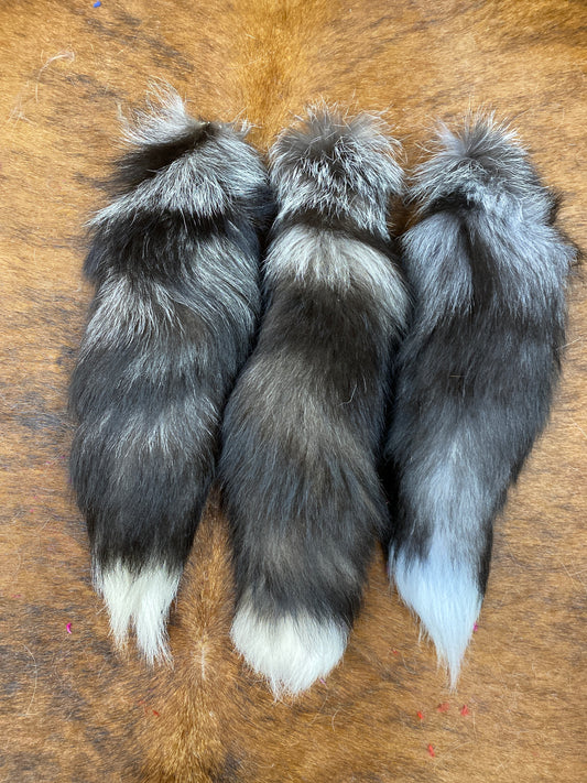 Natural Silver Fox Tail